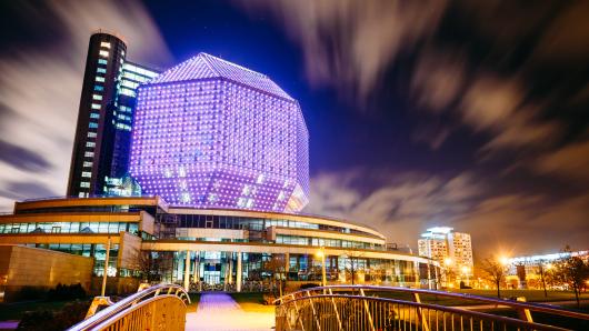 an image of a futuristic library